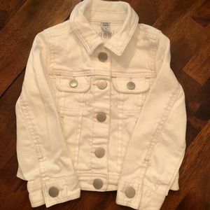 Gap Kids 2T white jean jacket